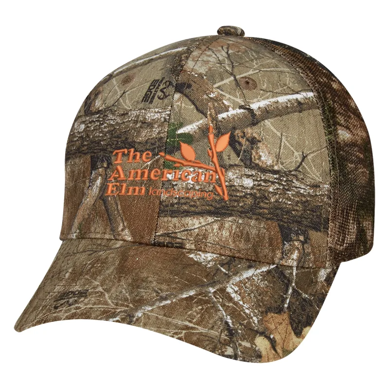 Realtree® And Mossy Oak® Hunter's Retreat Mesh Back Camouflage Cap — view 2