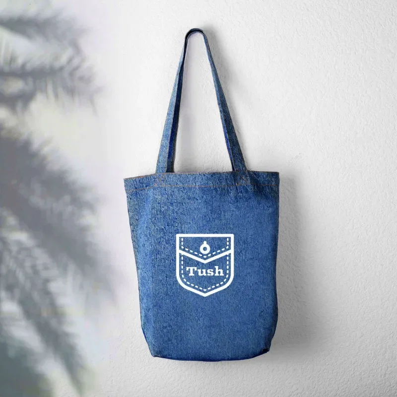 Rebel Denim Tote Bag — view 2
