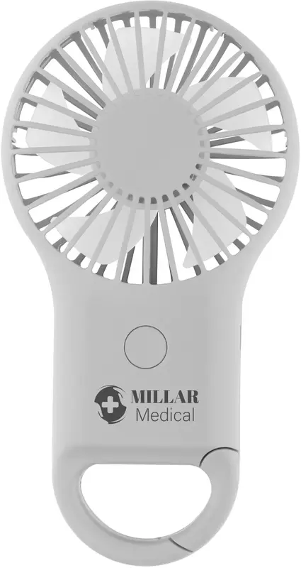 Rechargeable Handheld Fan With Carabiner