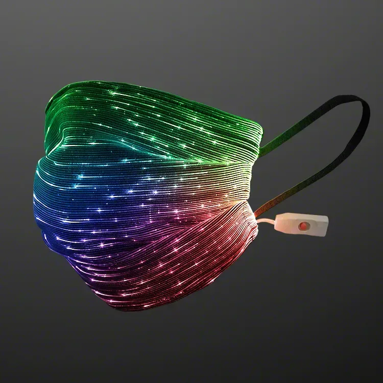 Recharging Light Up Mask, Black Rectangle — view 4