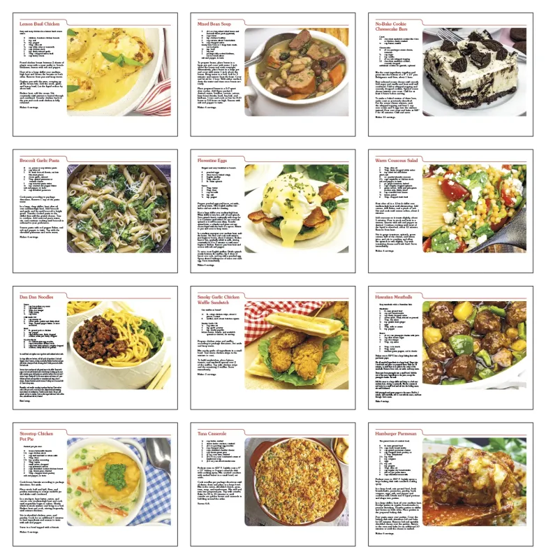 Recipe Calendar — view 4