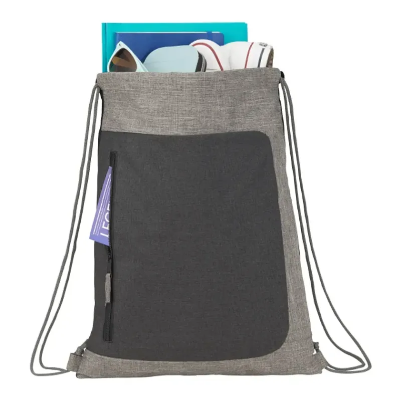 Reclaim Recycled Drawstring Bag — view 5