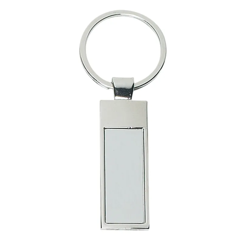 Rectangle Metal Key Tag — view 2