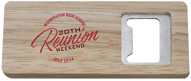 Custom Wood Bottle Opener