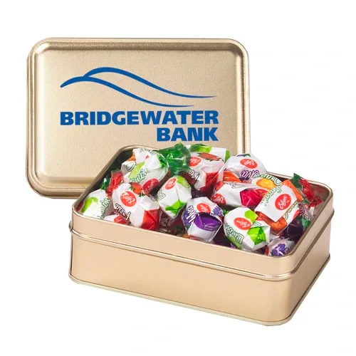 Rectangular Hinged-Lid Metal Storage Tin — view 15