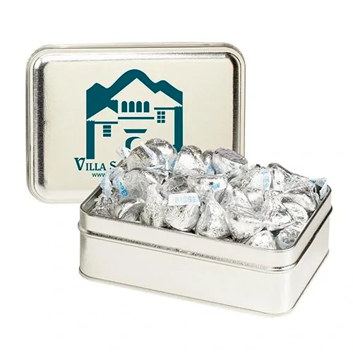 Rectangular Hinged-Lid Metal Storage Tin — view 19