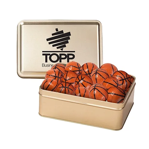 Rectangular Hinged-Lid Metal Storage Tin — view 23