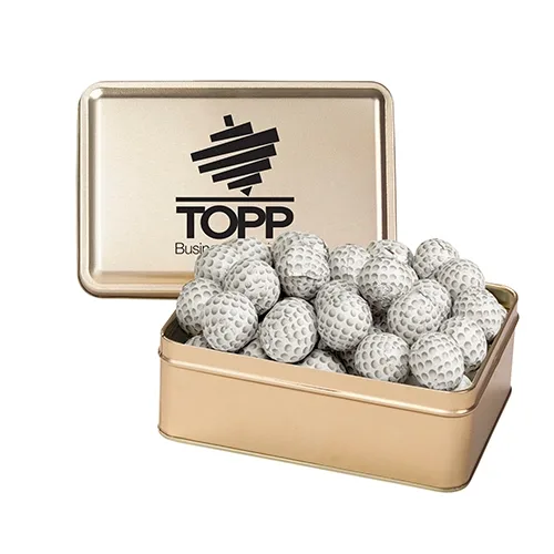 Rectangular Hinged-Lid Metal Storage Tin — view 25