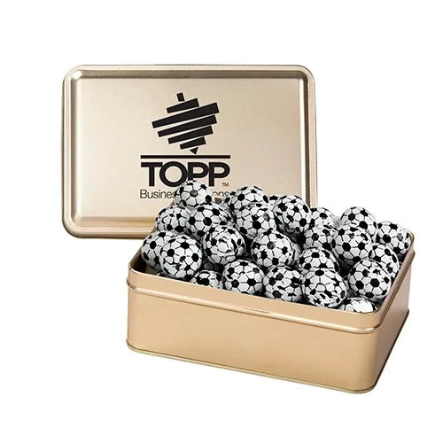 Rectangular Hinged-Lid Metal Storage Tin — view 26