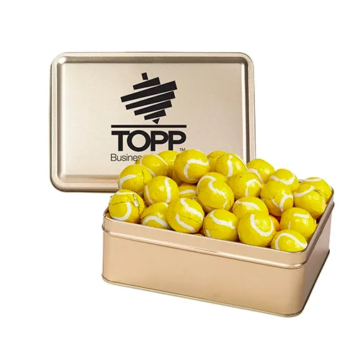 Rectangular Hinged-Lid Metal Storage Tin — view 27