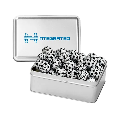 Rectangular Hinged-Lid Metal Storage Tin — view 32