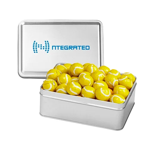 Rectangular Hinged-Lid Metal Storage Tin — view 33
