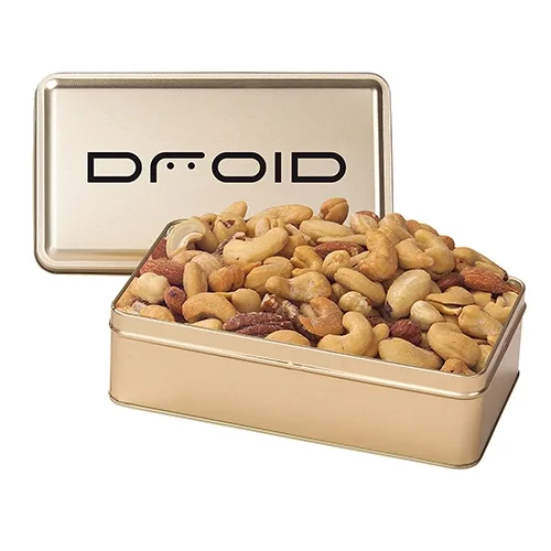 Rectangular Hinged-Lid Metal Storage Tin — view 46