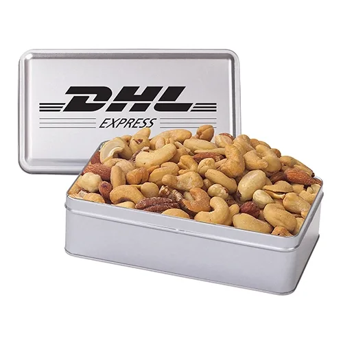 Rectangular Hinged-Lid Metal Storage Tin — view 47