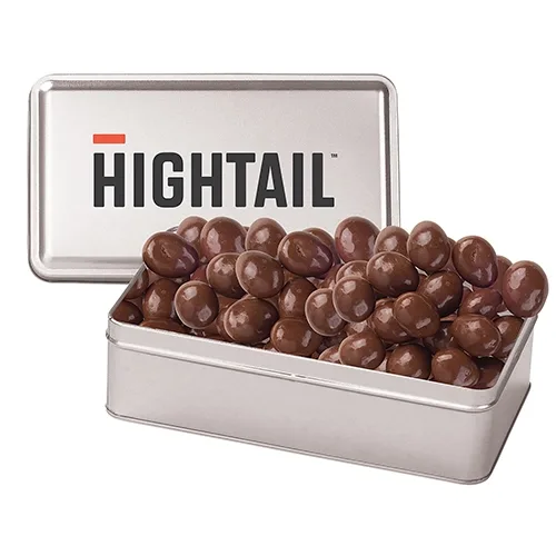 Rectangular Hinged-Lid Metal Storage Tin — view 49