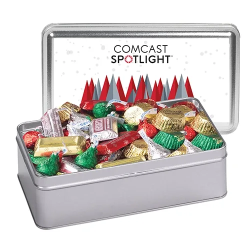 Rectangular Hinged-Lid Metal Storage Tin — view 51