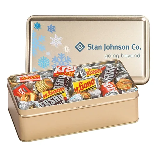 Rectangular Hinged-Lid Metal Storage Tin — view 52
