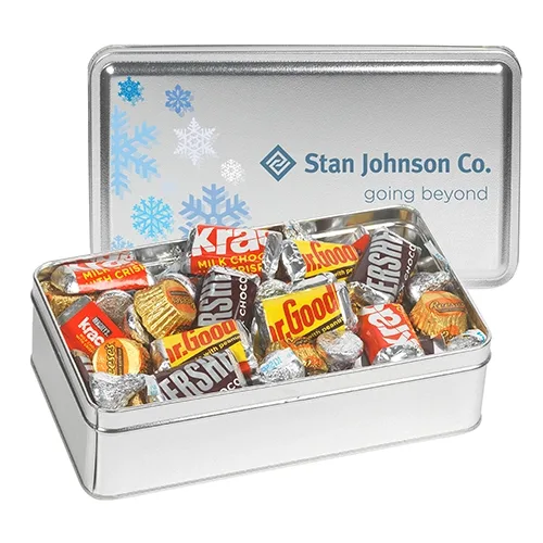 Rectangular Hinged-Lid Metal Storage Tin — view 53