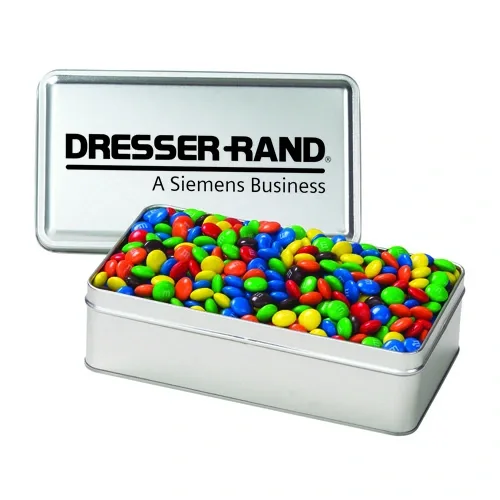 Rectangular Hinged-Lid Metal Storage Tin — view 61