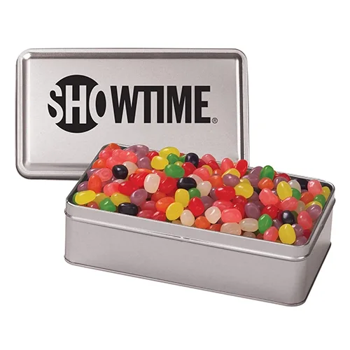 Rectangular Hinged-Lid Metal Storage Tin — view 63