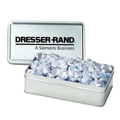 Rectangular Hinged-Lid Metal Storage Tin — view 67