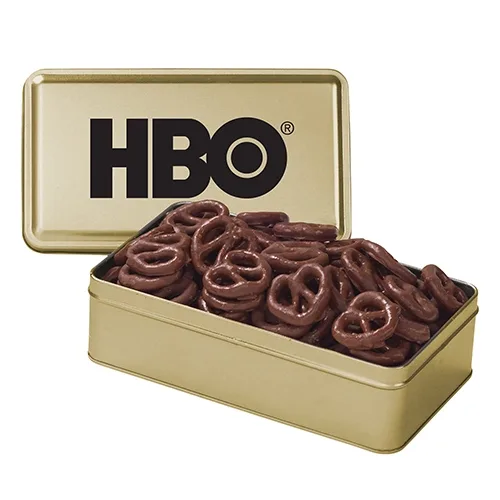 Rectangular Hinged-Lid Metal Storage Tin — view 70