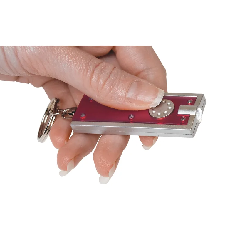 Custom Rectangular LED Key Chain — view 10