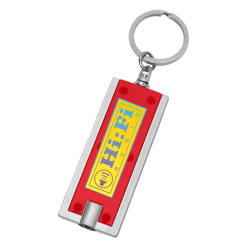 Custom Rectangular LED Key Chain — view 6