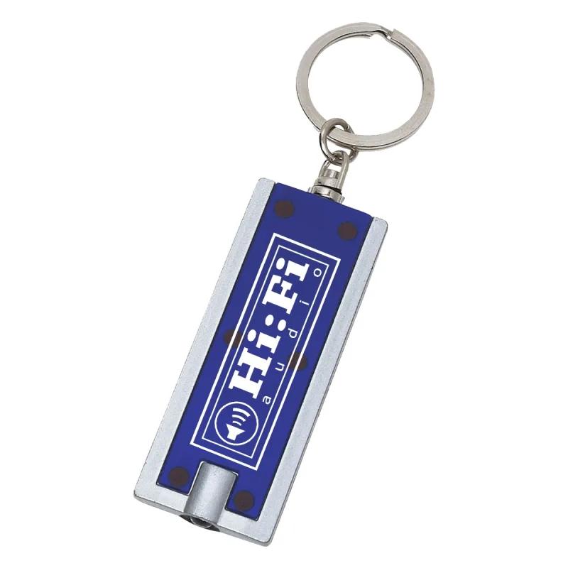 Custom Rectangular LED Key Chain — view 7