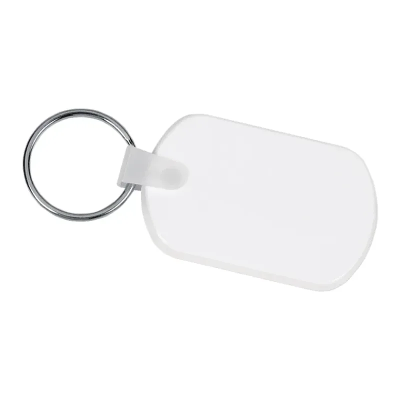 Personalized Rectangular Soft Key Tag — view 3