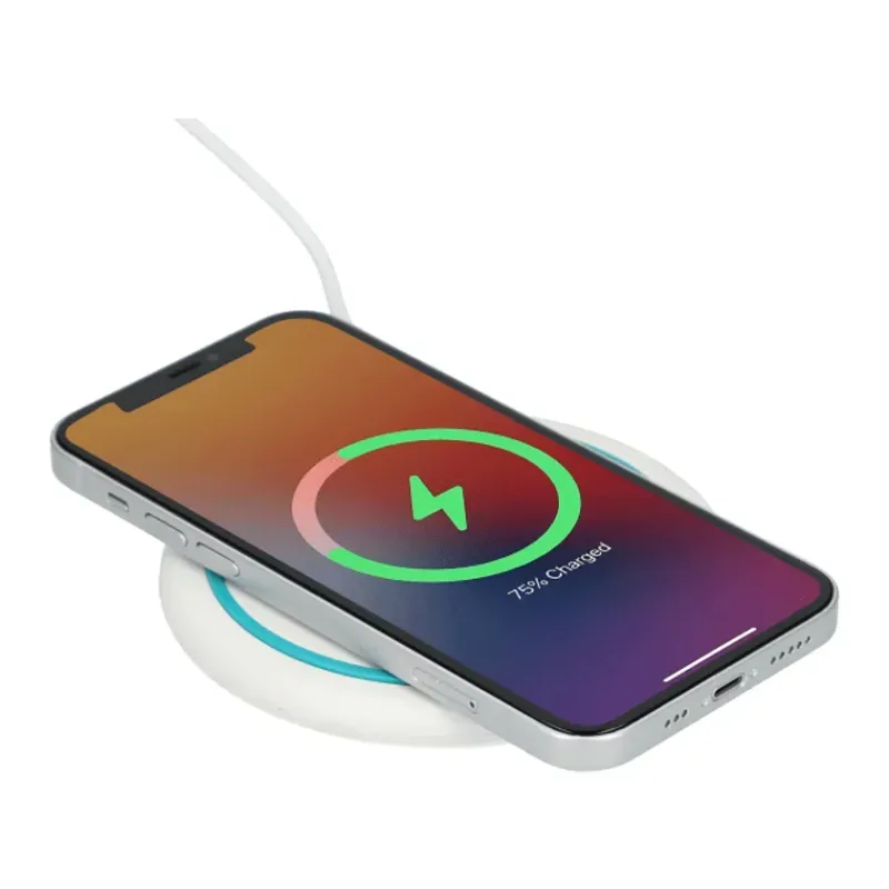 Custom Fast Wireless Charging Pad - Recycled ABS — view 3