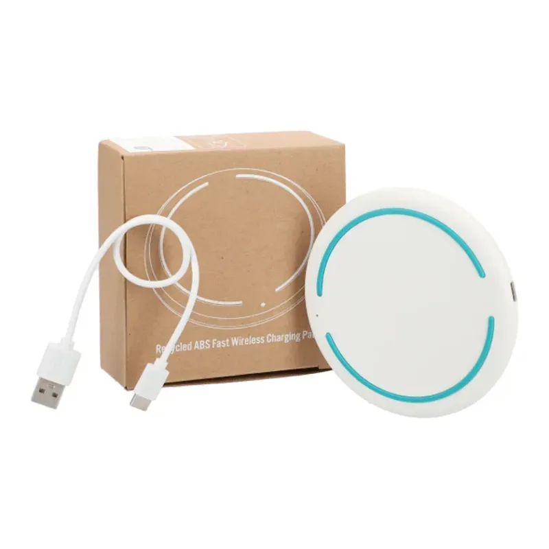 Custom Fast Wireless Charging Pad - Recycled ABS — view 6