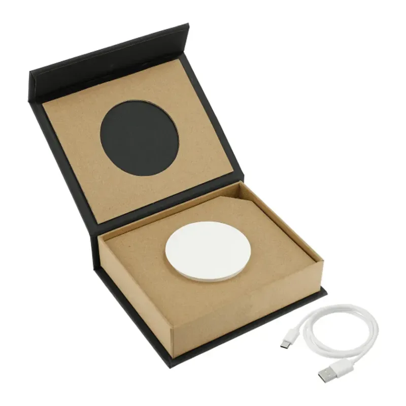 Custom MagClick™ Wireless Charging Pad - Recycled ABS — view 4