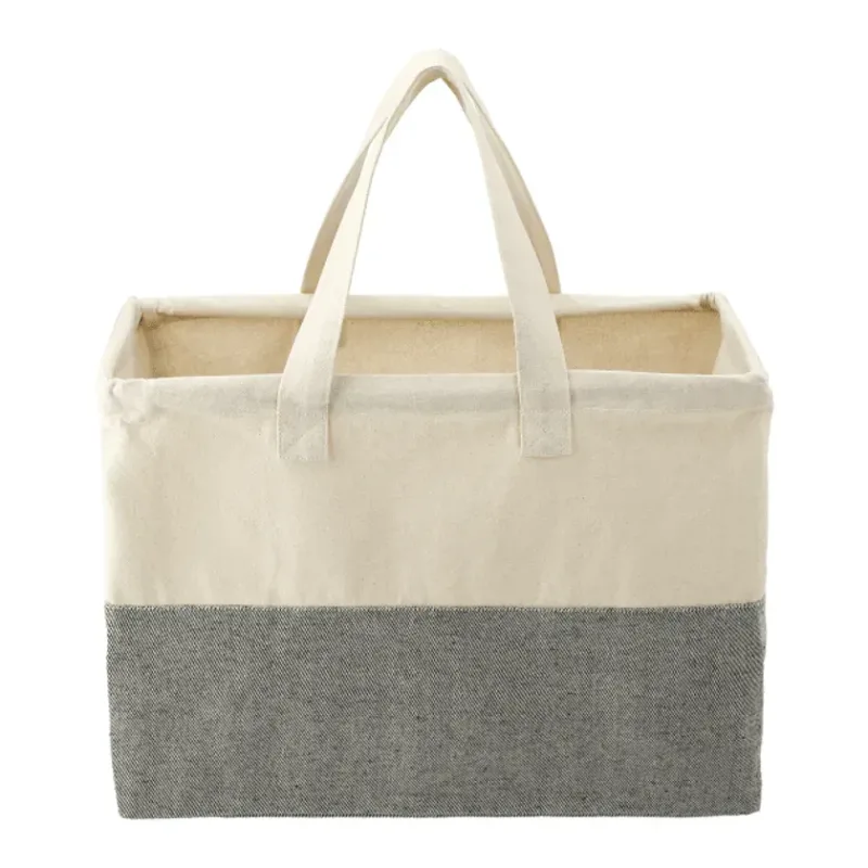 Custom EcoSmart® Recycled Cotton Utility Tote — view 2