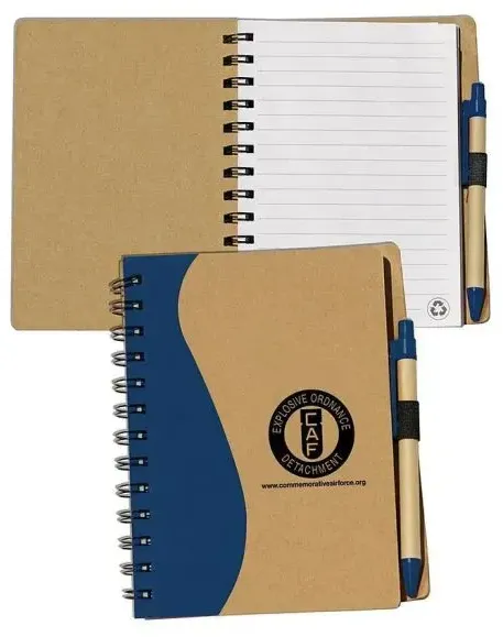 Personalized Recycled Notepad W/Pen