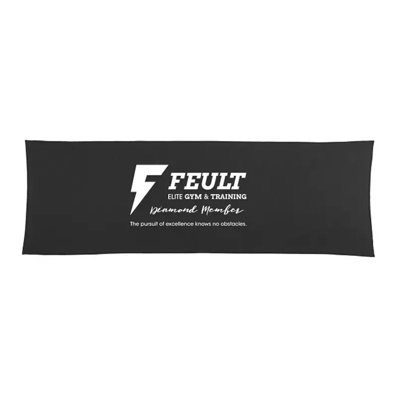 Custom Eco Cooling Fitness Towel - Made from Recycled PET (12" X 31.5")