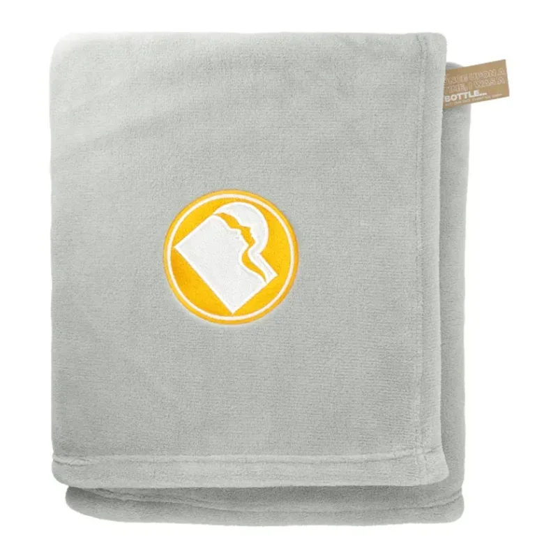 Recycled PET Oversized Coral Fleece Blanket — view 2