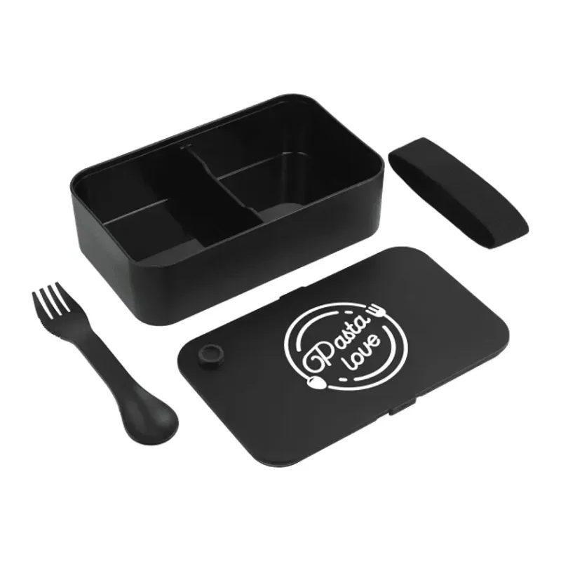 Custom EcoSmart Bento Box with Utensils - 800ml — view 14