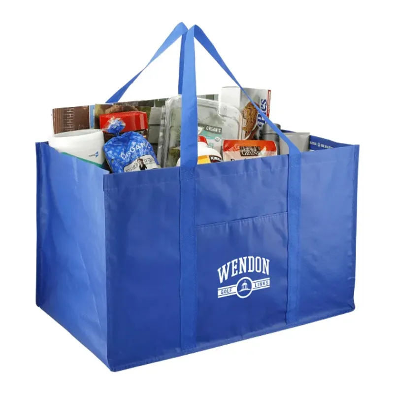 Recycled Woven Utility Tote — view 3