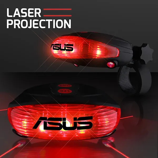 Red Laser Tail Light with Bike Lane Projection