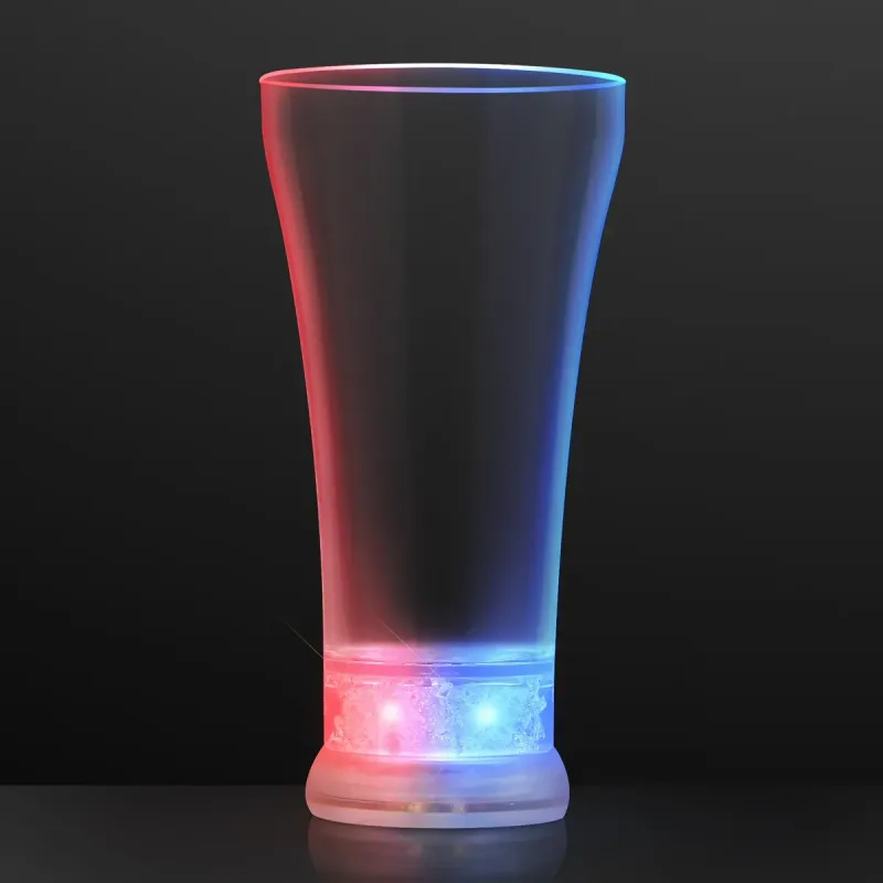 Red, White & Blue Light Up Pilsner Glass — view 2