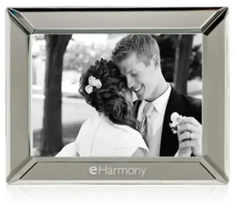 Beveled Mirror Logo Frame