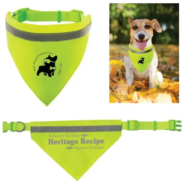 Customized Reflective Pet Bandana