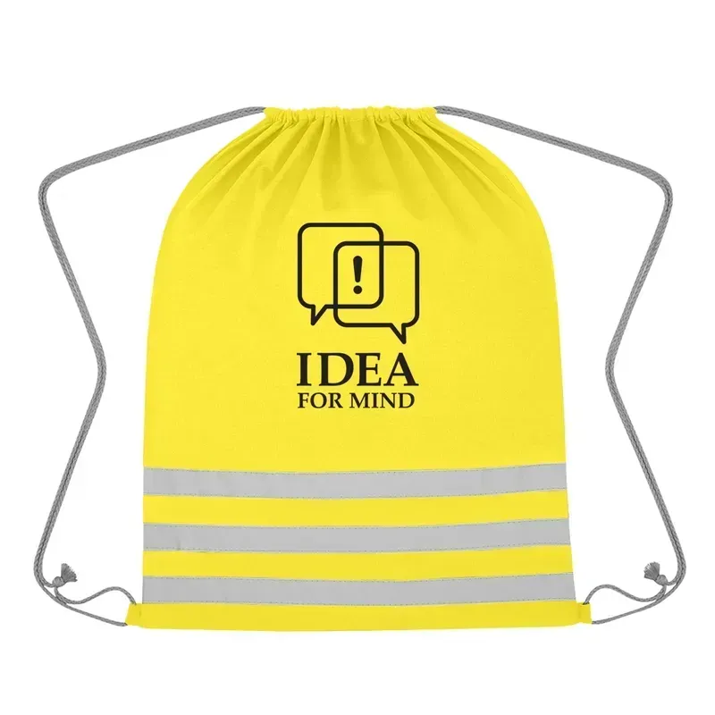 Reflective Safety Drawstring Bag