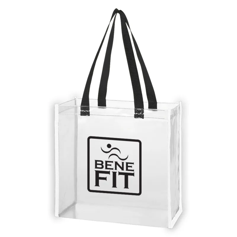 Reflective Shopper Clear Reflective Tote Bag — view 5