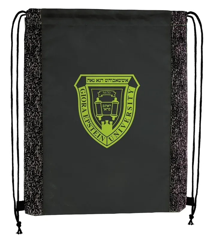 Reflective Splash Drawstring Backpack