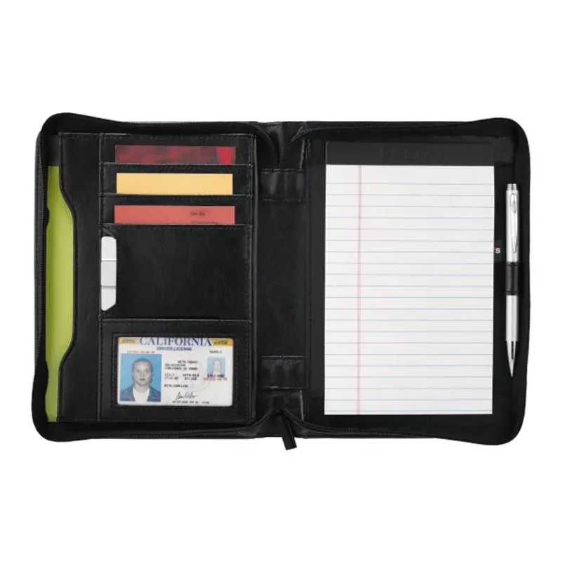 Renaissance Jr. Zippered Padfolio with FSC® Mix Paper — view 3