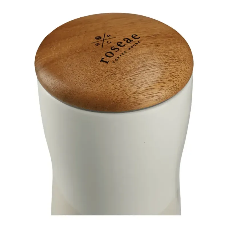 Reno Double Wall Ceramic Tumbler w/Wood Lid 10oz — view 5