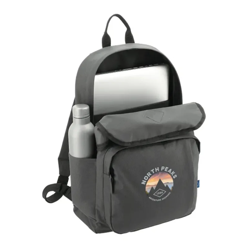 Custom Repreve® Ocean Computer Backpack - 15 inches — view 8