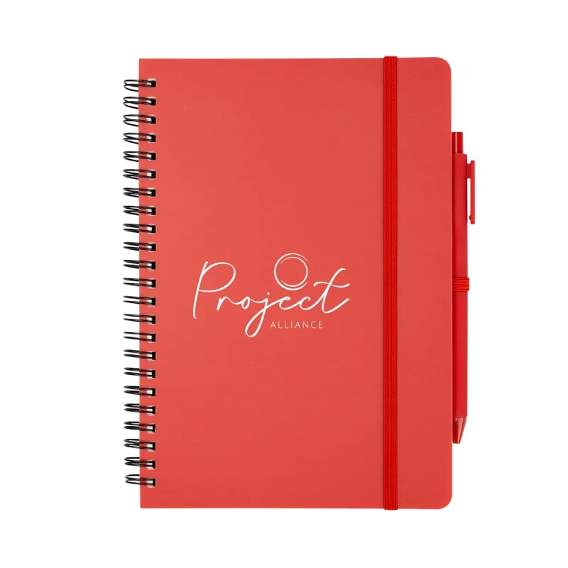 REPREVE® Recycled Spiral Notebook with Pen — view 3